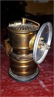 Premier  british-made antique mining lamp