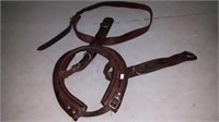 Leather dog sled harness