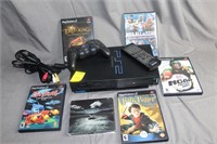 PS2 Gaming System and 6 Games