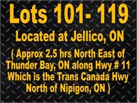LOTS 101 - 119 / Located at Jellico, Ontario