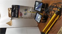 NEW Twin Halogen Work Light with Stand