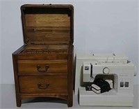 Sewing machine & sewing box