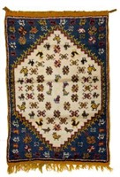 HAND-TIED MOROCCAN RUG 3'2" X 4'9"