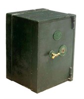 ENGLISH T. WITHERS & SON IRON KEY LOCK SAFE
