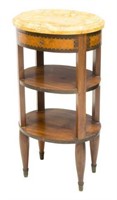 FRENCH LOUIS XVI STYLE MAHOGANY SIDE TABLE