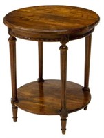 FRENCH LOUIS XVI STYLE TWO-TIER SIDE TABLE