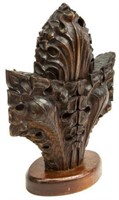 17THC. ENGLISH CARVED OAK ARCHITECTURAL ELEMENT