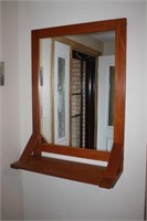 Hall Mirror/Shelf 28.5 x 38.5 x 10.5