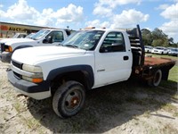2002 CHEVY K3500 FLAT BED 4X4 DOESN'T RUN (NO COMP