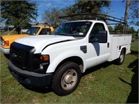 2008 FORD F-350 UTILITY FRONT END DAMAGE