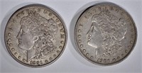 1891 & 1900-S ORIGINAL XF MORGAN DOLLARS