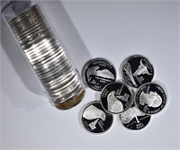 ROLL OF PROOF SILVER 2007-S STATE QUARTERS