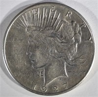 1927-S PEACE DOLLAR AU
