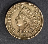 1861 INDIAN CENT, AU