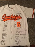 Authentic OSU signed baseball jersey