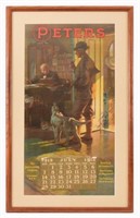 1912 Peters Cartridge Co.  Advertising Calendar