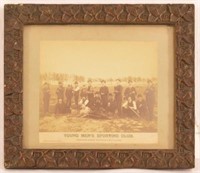 1886 "Young Man's Sporting Club" Trap Shoot Photo