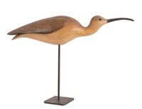 William Gibian Carved Wood Shorebird