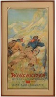 1911 Winchester Arms Co Rifles & Cartridges Poster