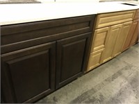 37" Espresso Vanity W/ Quartz top