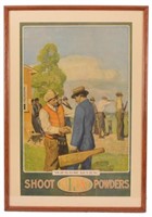 DuPont Powders Trap Shooting Advertising Poster