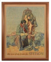 Vintage Stetson Hats Advertising Poster