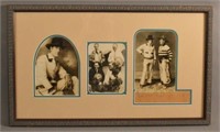 Framed 101 Ranch Wild West Show Photographs