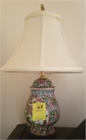 ROSE MEDALLION STYLE LAMP