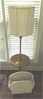 BRASS LAMP WITH TABLE BASE (5'7"),