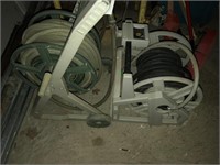 Two - Hose Reels With Hose