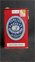 Curtis`s and Harvey`s F gunpowder tin