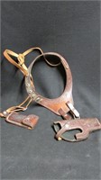 High quality tooled leather shoulder holster