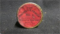 Winchester repeating arms percussion cap tin