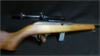 .22 cal semi auto rifle w/ Bushnell Banner scope