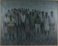 Elsie Shaw, Migrants, O/C, 1963.