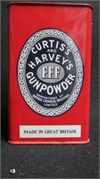 Curtiss and Harveys FFF gunpowder tin
