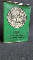 Dupont bulk smokeless powder tin