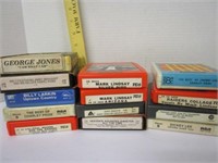Grouping of 8 track tapes