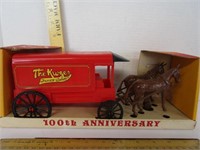 Kroger's 100th Anniversary Wagon & horse