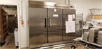 3 door upright Kelvinator refrigerator