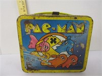 Aladdin Pac-Man Lunch box; no Thermos; some rust