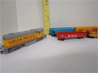 Union and Pacific Train set with track