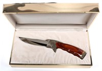 CASED KERSHAW CUSTOM HUNTING KNIFE