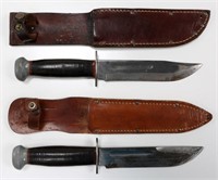 WWII US ARMY RH-36 PAL UTILITY KNIFE LOT OF 2