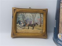 Peinture miniature par Willard M MICHELL