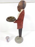 Cendrier sculpture en bois Black Americana