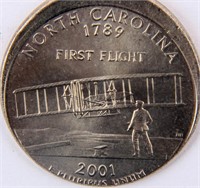 Coin 2001 Statehood Quarter Off Center Error