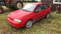 1997 Ford Aspire,