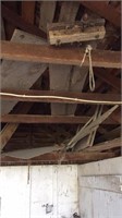 Contents in loft/rafters-house siding not included