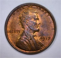1917 Lincoln Cent BU UNC MS63 RB